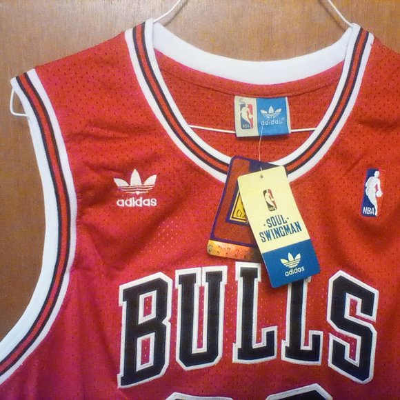 NBA Adidas Hardwood Classics Soul Swingman Scottie Pippen 33 1995-1996 size LG - Picture 4 of 6